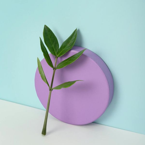 Abstract green circles representing biological balance